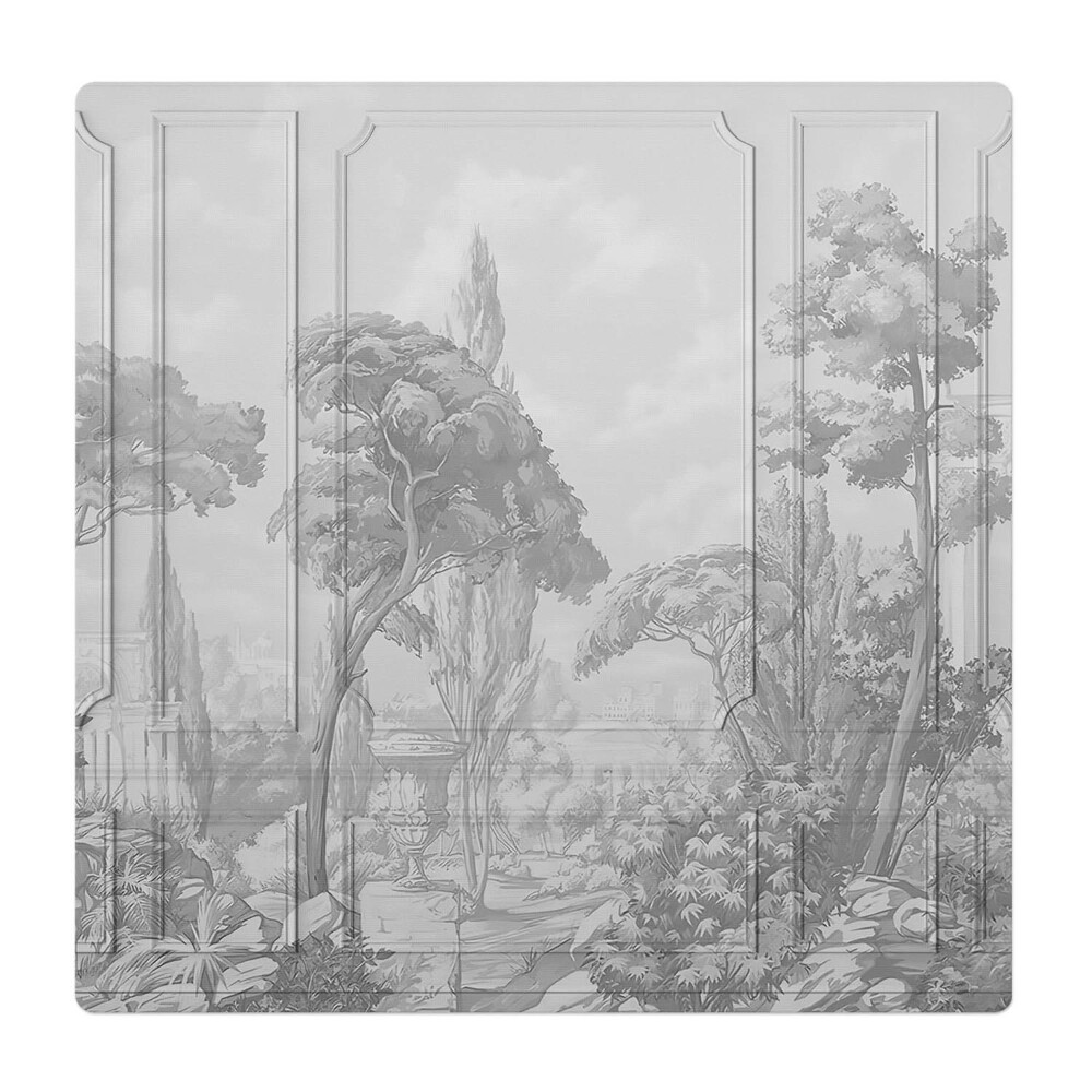 Ochranná podložka pod židli Krajina se stromy