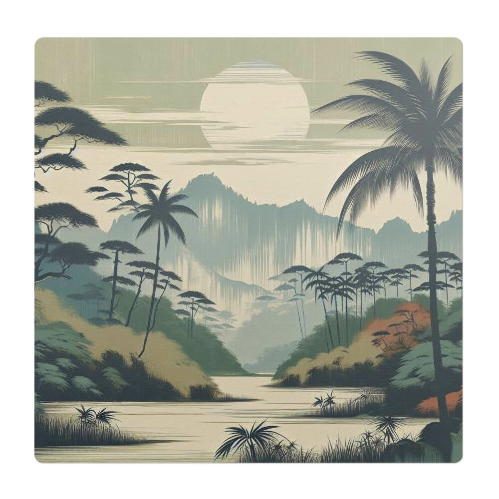Ochranná podložka pod židli Tropická krajina