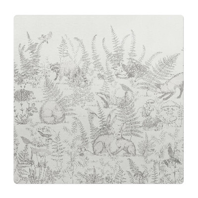 Ochranná podložka na podlahu Lesní zvířata a kapradiny