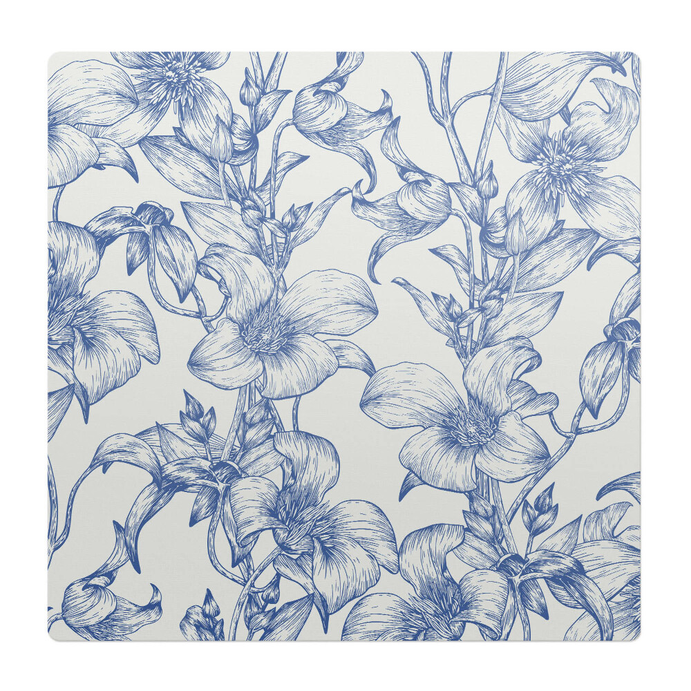 Ochranná podložka na podlahu Květinový vzor vinné révy