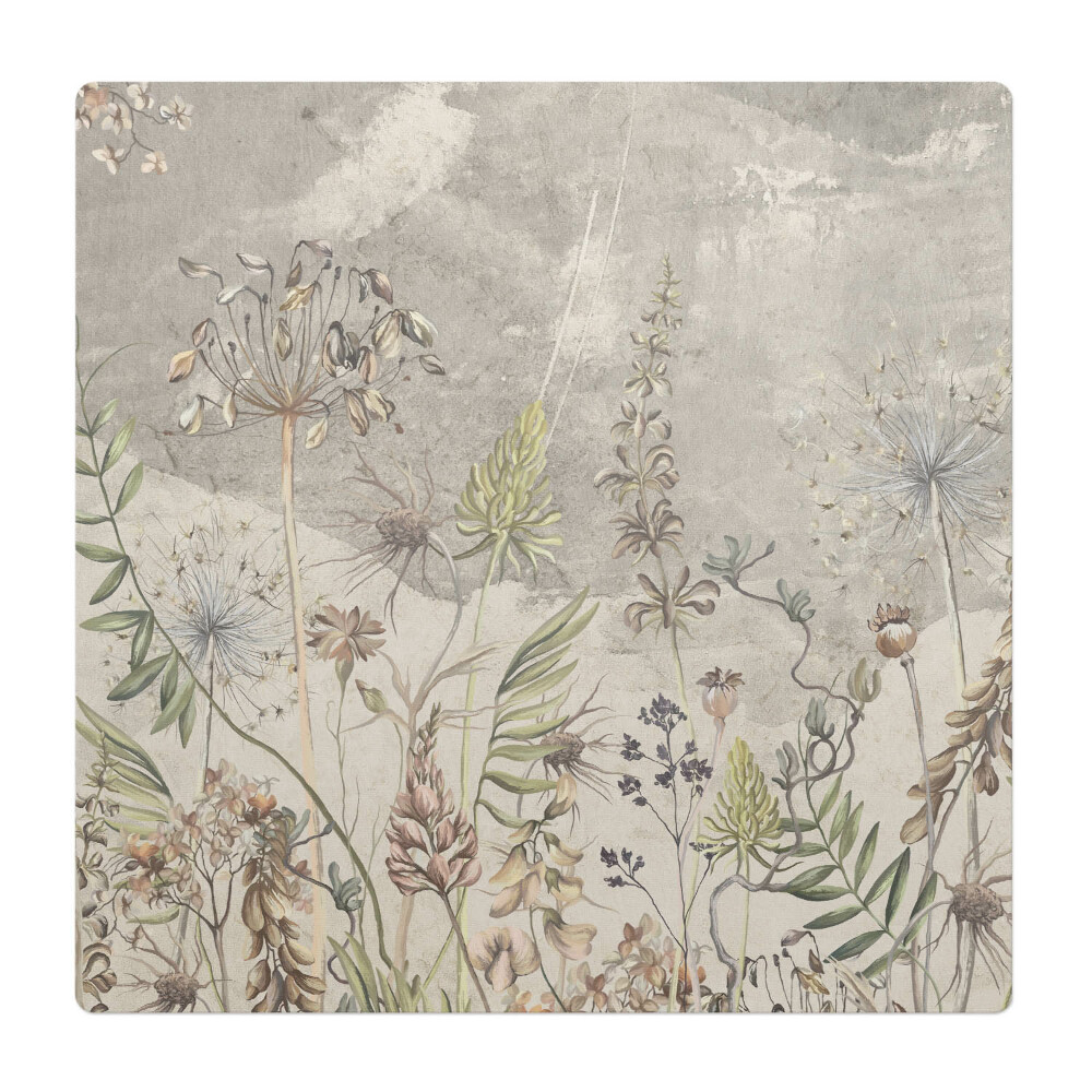 Ochranná podložka na podlahu Vintage rostlinný vzor