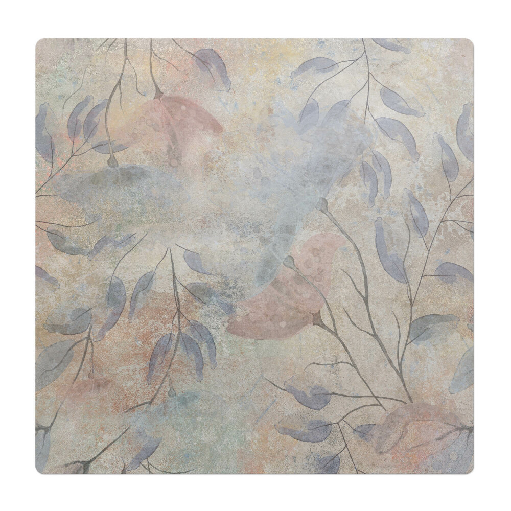 Podložka pod židli Jemné listy pozadí