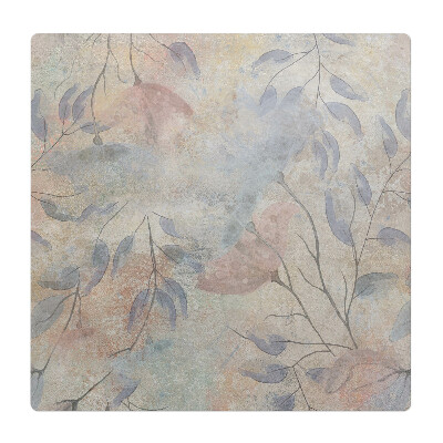 Podložka pod židli Jemné listy pozadí