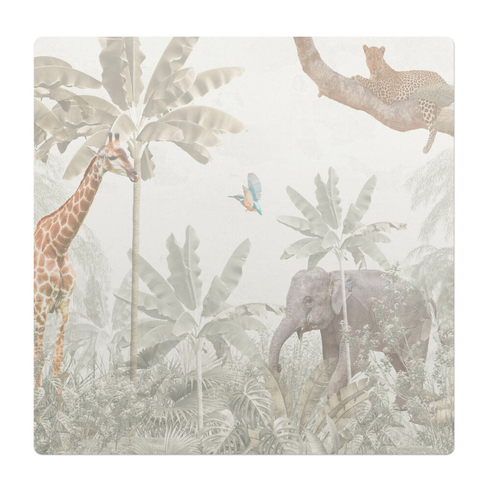 Ochranná podložka pod židli Exotická džungle