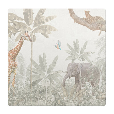 Ochranná podložka pod židli Exotická džungle