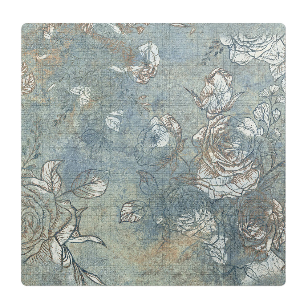 Podložka pod křeslo Vintage květinový vzor