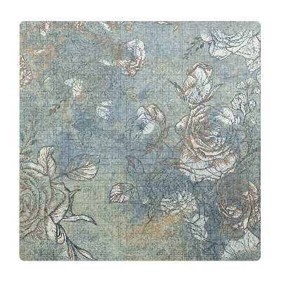 Podložka pod křeslo Vintage květinový vzor