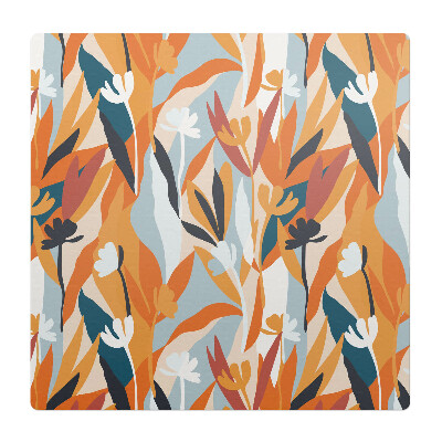 Ochranná podložka pod židli Abstraktní listy