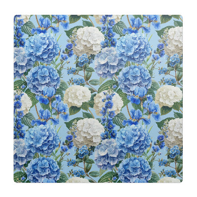 Ochranná podložka na podlahu Květinový vzor hortenzie