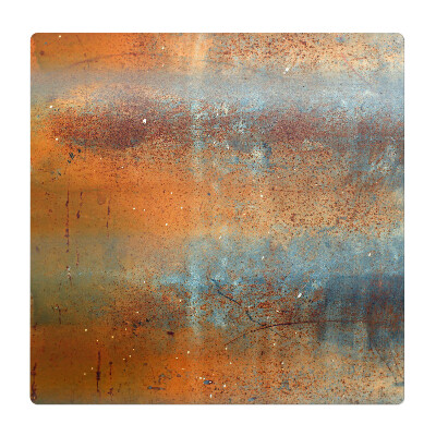 Ochranná podložka pod židli Rez a kovová textura