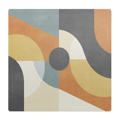 Podložka pod židli Geometrické oblouky