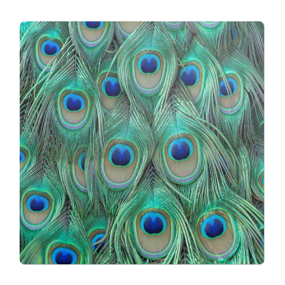 Ochranná podložka na podlahu Vzor pavího peří