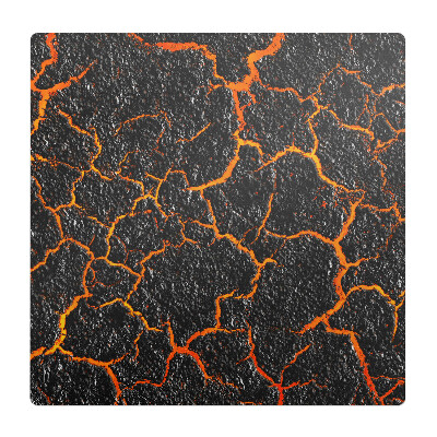 Podložka pod židli Popraskaná láva