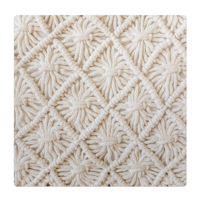 Ochranná podložka pod židli Struktura květu makramé