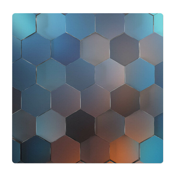 Ochranná podložka na podlahu Šestiúhelníkový gradient