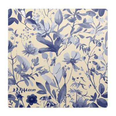 Podložka pod křeslo Retro květinový vzor