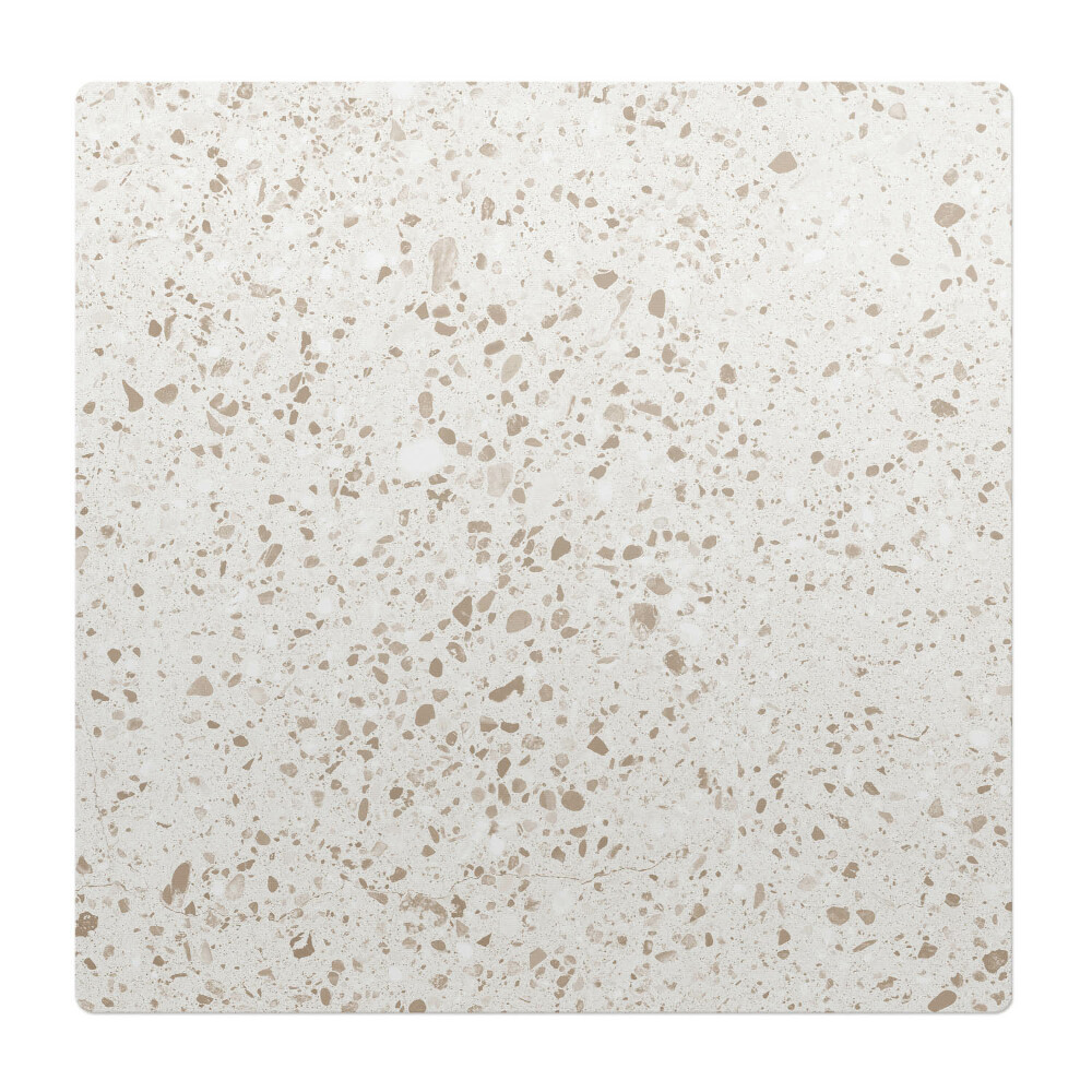 Podložka pod židli Světlé teracové tečky