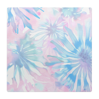 Ochranná podložka pod židli Květinový akvarelový vzor