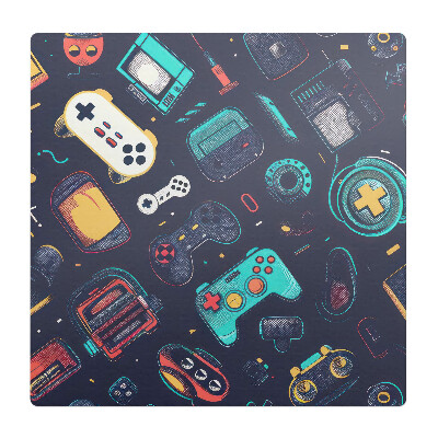 Podložka pod křeslo Retro herní vzory