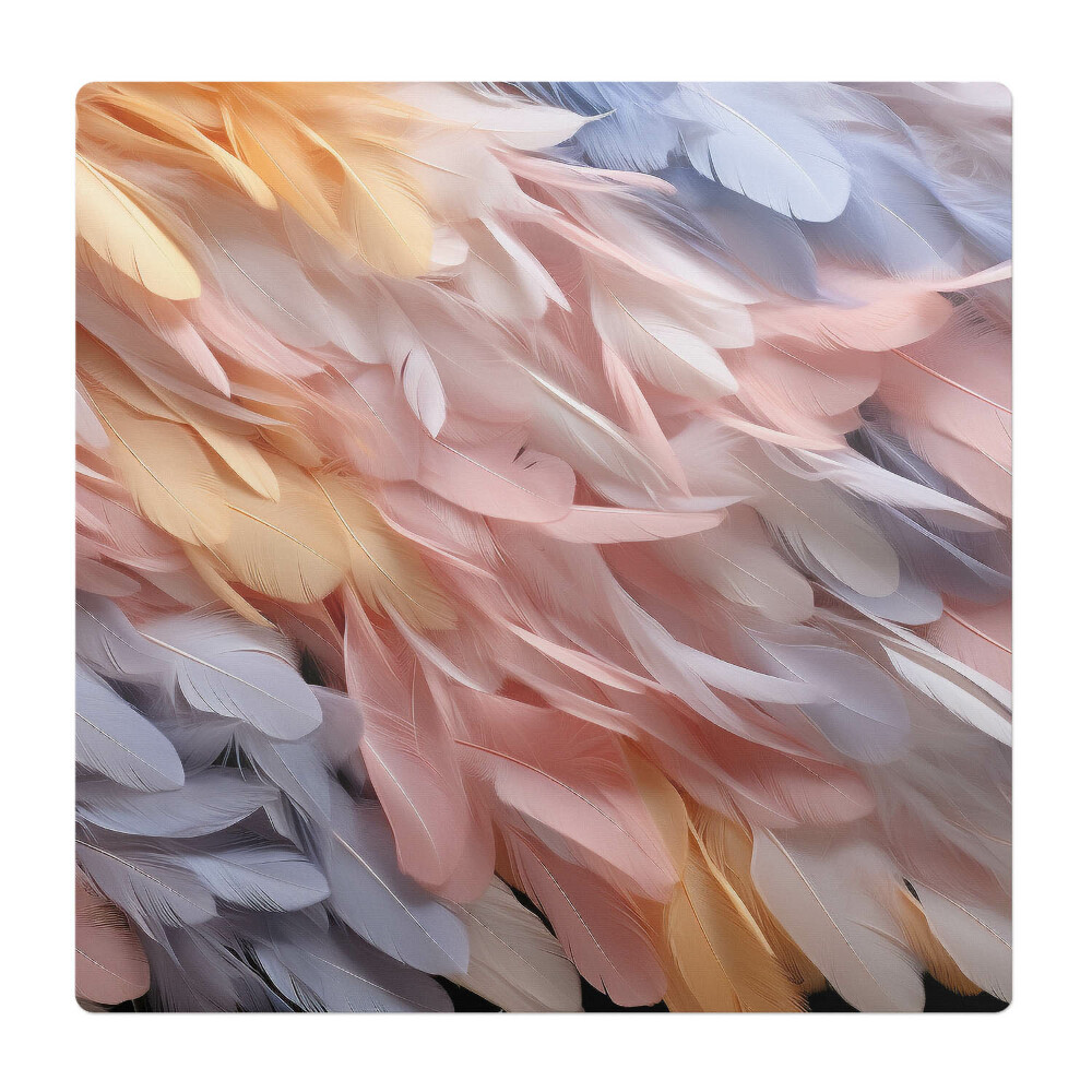 Ochranná podložka pod židli Pastelové peří