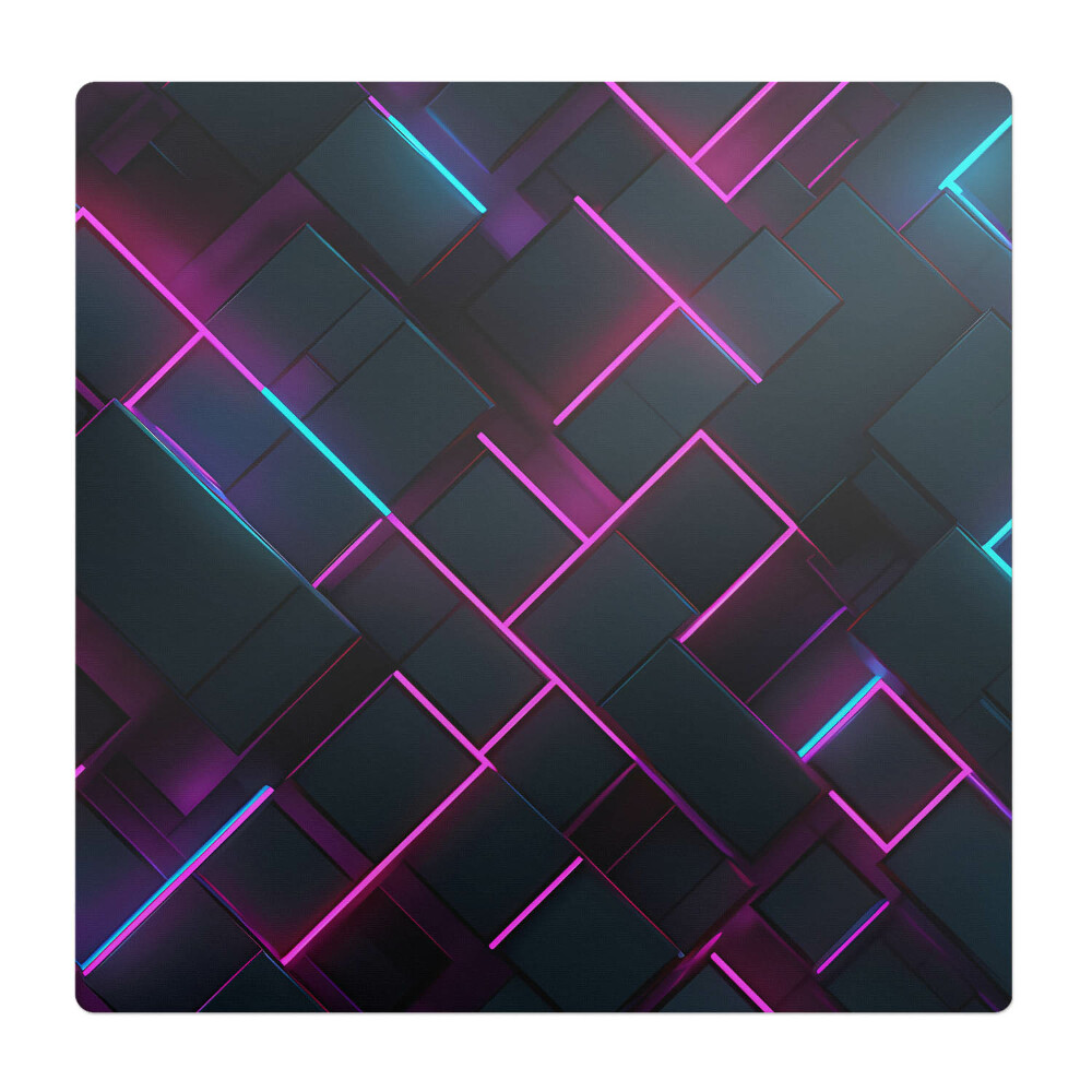 Podložka pod křeslo Neonové obdélníky