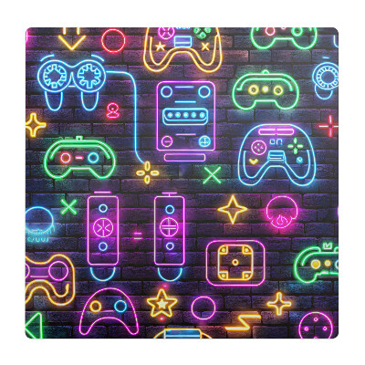 Ochranná podložka na podlahu Neonové herní ovladače