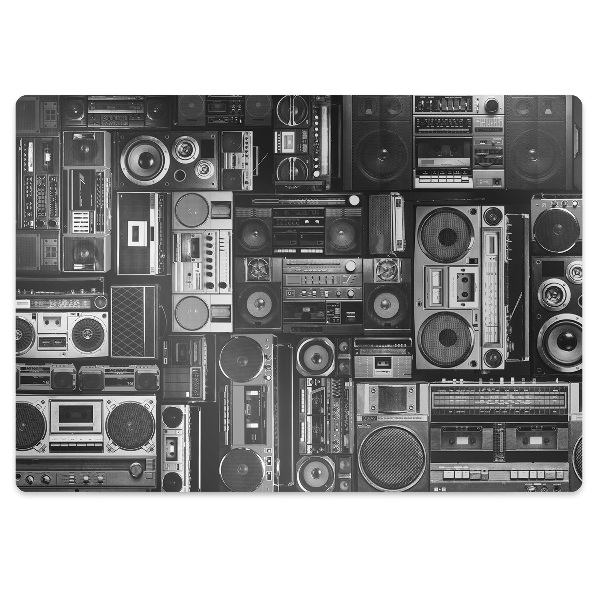 Podložka pod židli Staromódní boombox