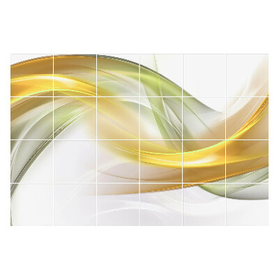 Nálepka na dlaždice Dynamické vlny a čáry