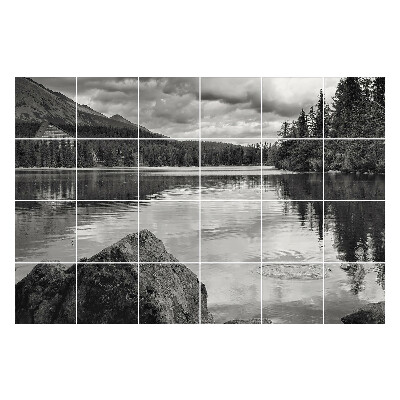 Nálepka na dlaždice Klidná vodní krajina