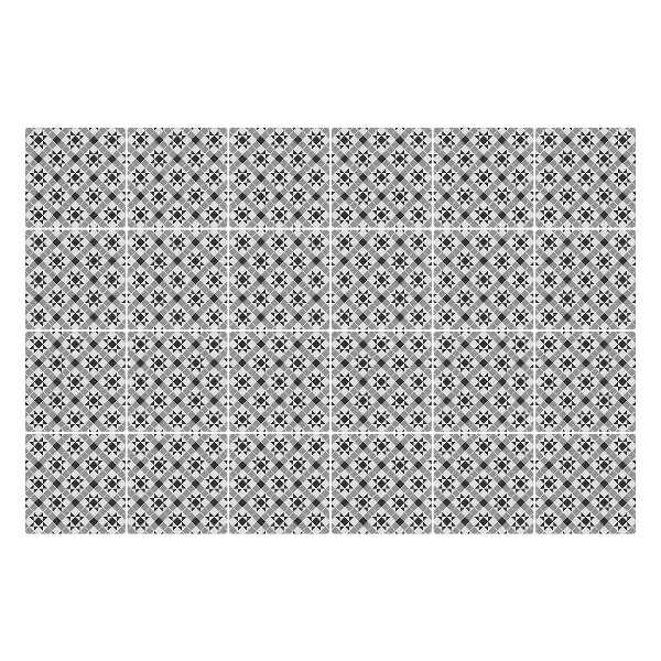 Nálepka na dlaždice Geometrické symetrie