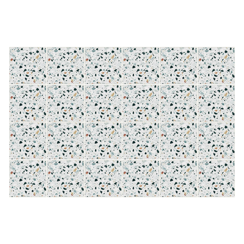 Nálepka na dlaždice Abstraktní tvary a skvrny