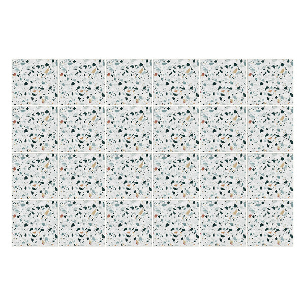 Nálepka na dlaždice Abstraktní tvary a skvrny