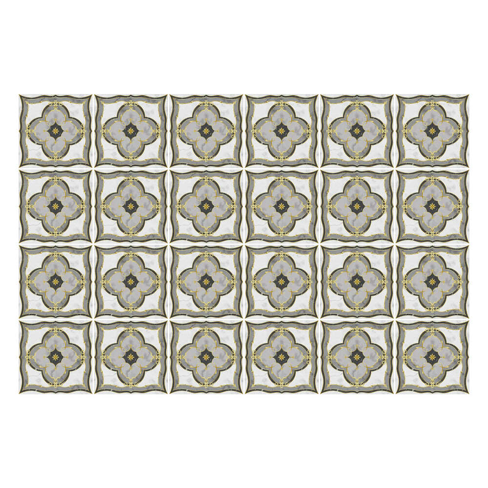 Samolepka na dlaždice Ornamenty v mřížce