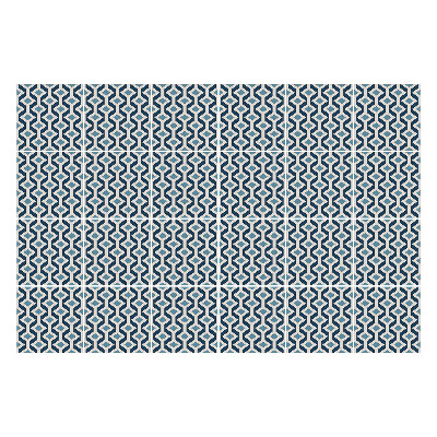 Nálepka na dlaždice Geometrické obrazce v mřížce