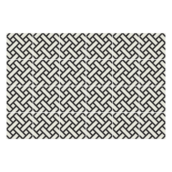 Samolepka na dlaždice Geometrické vazby