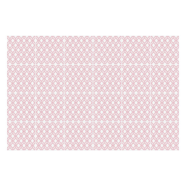 Nálepka na dlaždice Jemné kosočtverce v mřížce