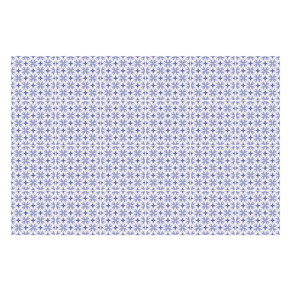 Nálepka na dlaždice Jemné květinové motivy