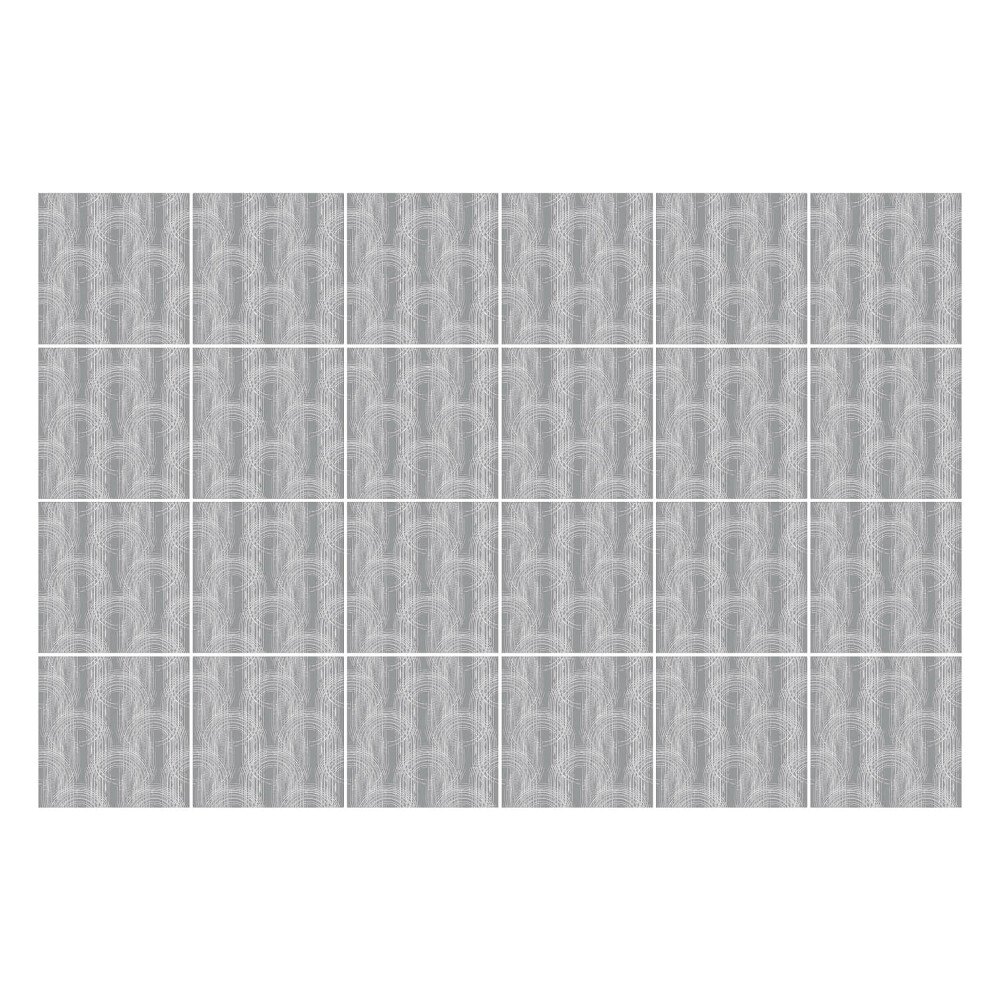 Samolepka na dlaždice Vlny v pravidelných řadách