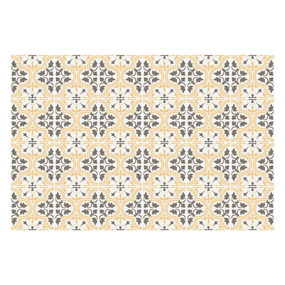 Samolepka na dlaždice Elegantní ozdoby v rámech