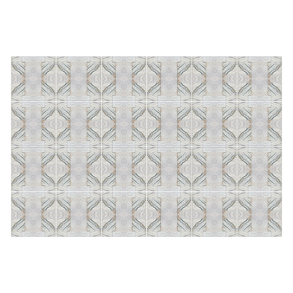 Samolepka na dlaždice Geometrie v symetrii