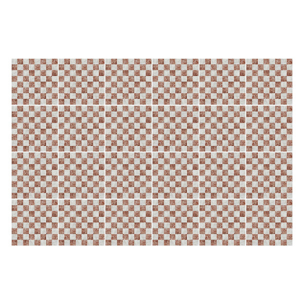 Samolepka na dlaždice Rozložení kostkové šachovnice