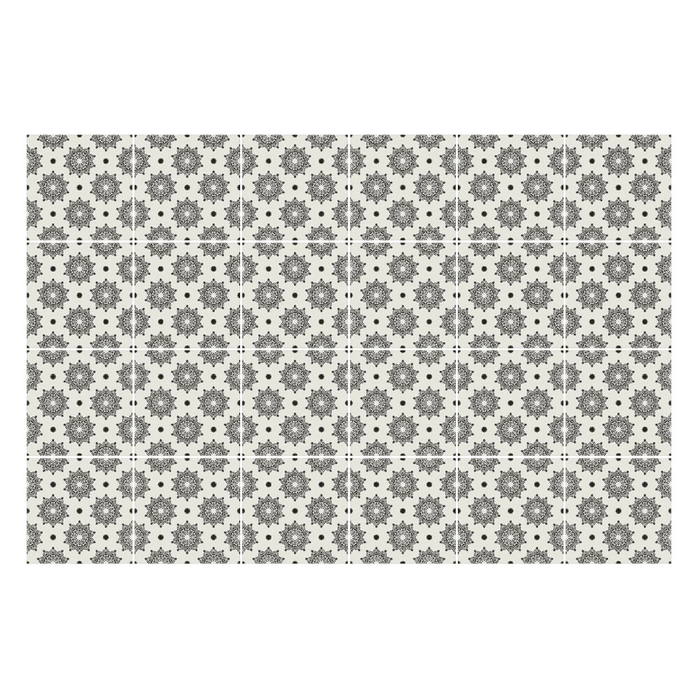 Samolepka na dlaždice Více mandal