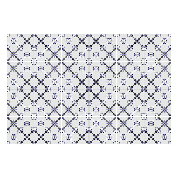 Nálepka na dlaždice Geometrie v symetrii