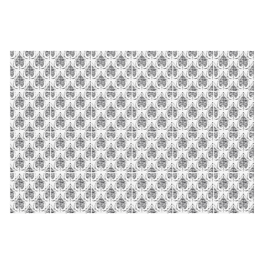 Nálepka na dlaždice Motiv listových tvarů