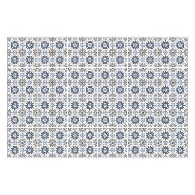 Samolepka na dlaždice Květinový motiv v síťce