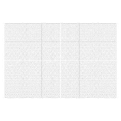 Samolepka na dlaždice Hexagonální kompozice