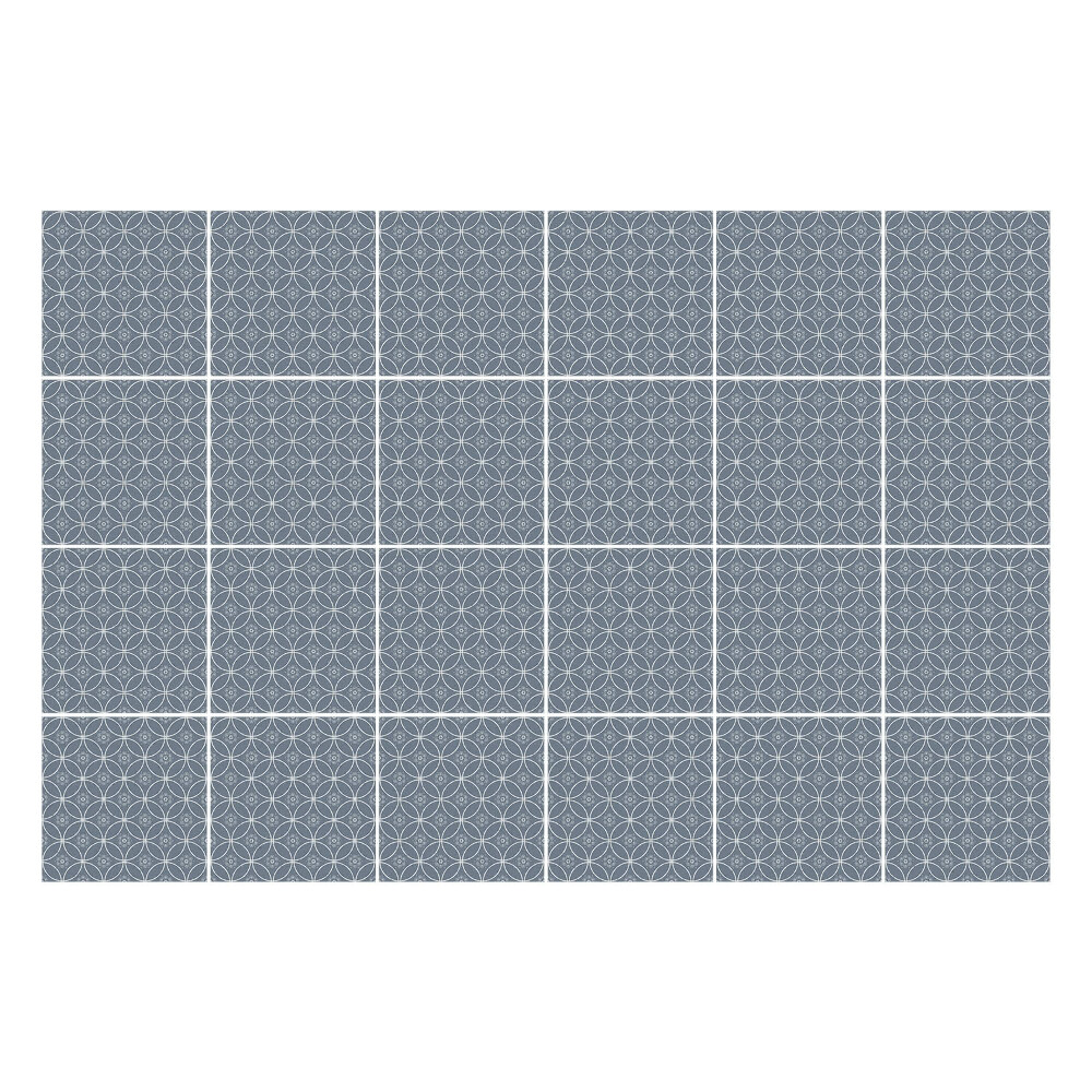 Samolepka na dlaždice Jemné květinové motivy