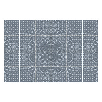 Samolepka na dlaždice Jemné květinové motivy