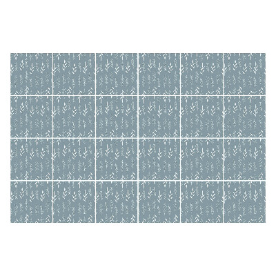 Samolepka na dlaždice Jemné listy v řadě