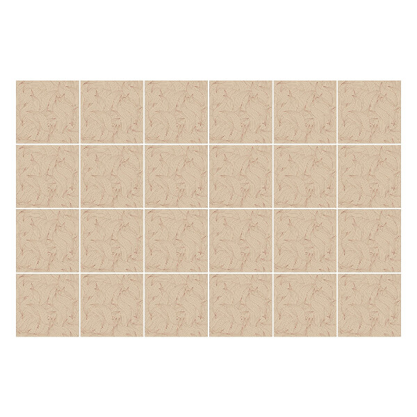 Nálepka na dlaždice Propletené listy v pozadí